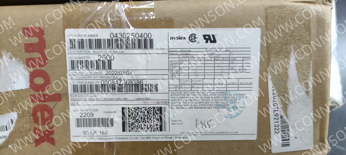 430250400 Molex connector
