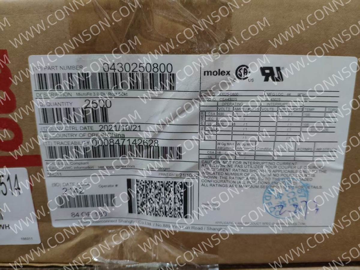 430250800 Molex connector